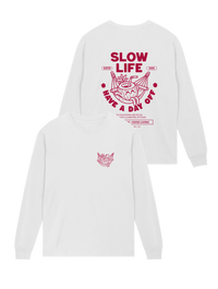 Slow Life - Herren Langarmshirt - Flamingo Apparel