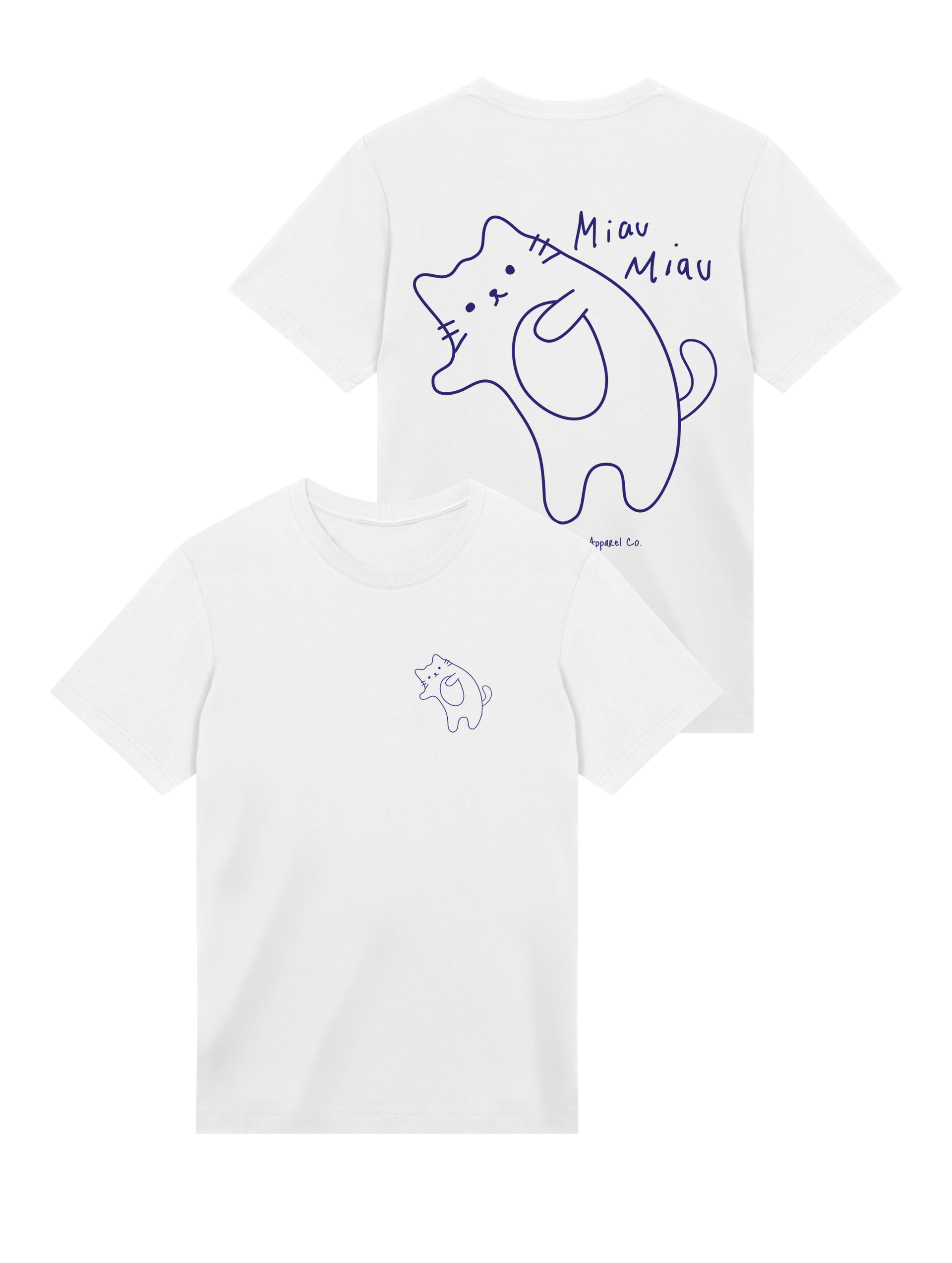 Miau Miau - Herren Regular T-Shirt - Flamingo Apparel