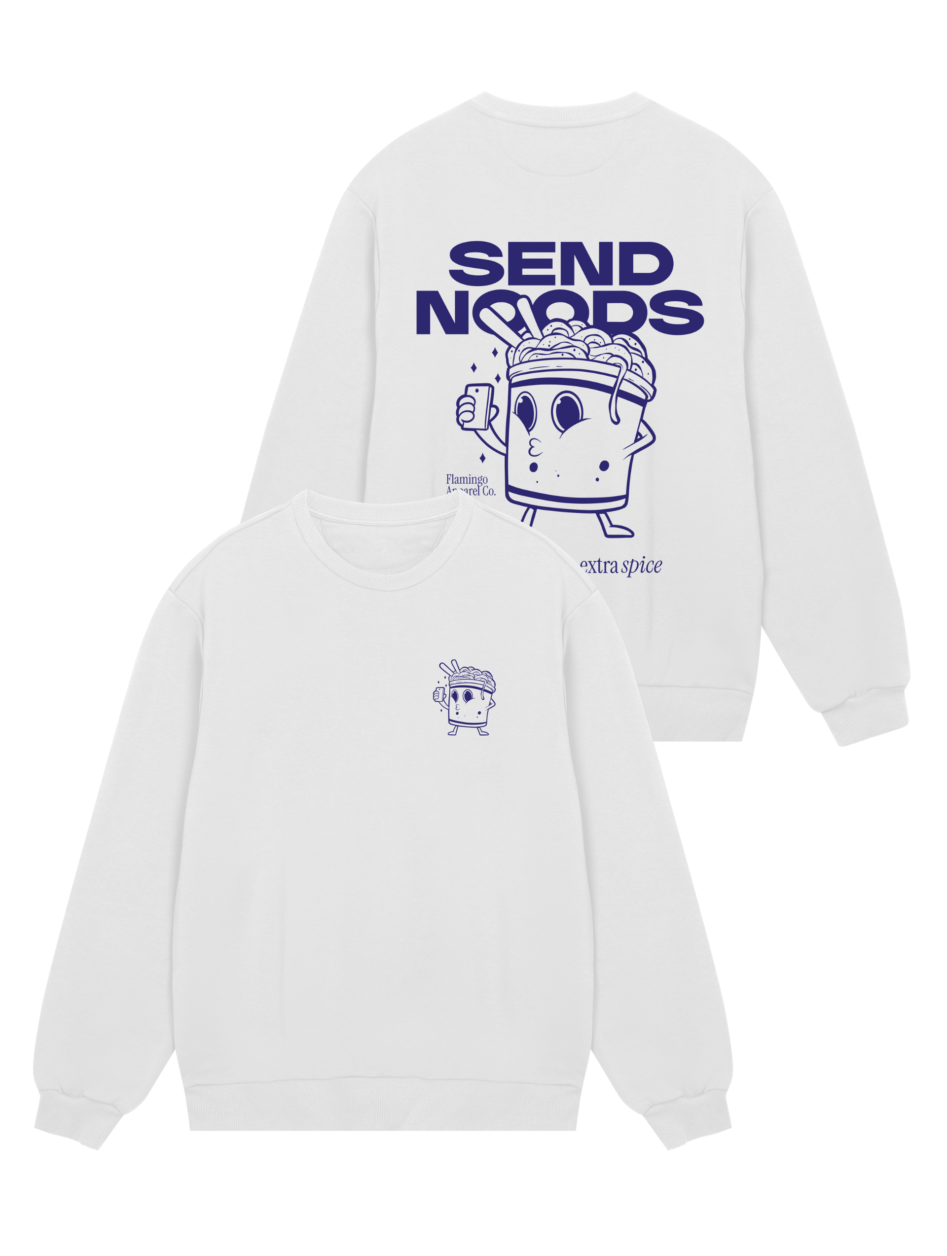 Send Noods - Herren Regular Sweatshirt - Flamingo Apparel
