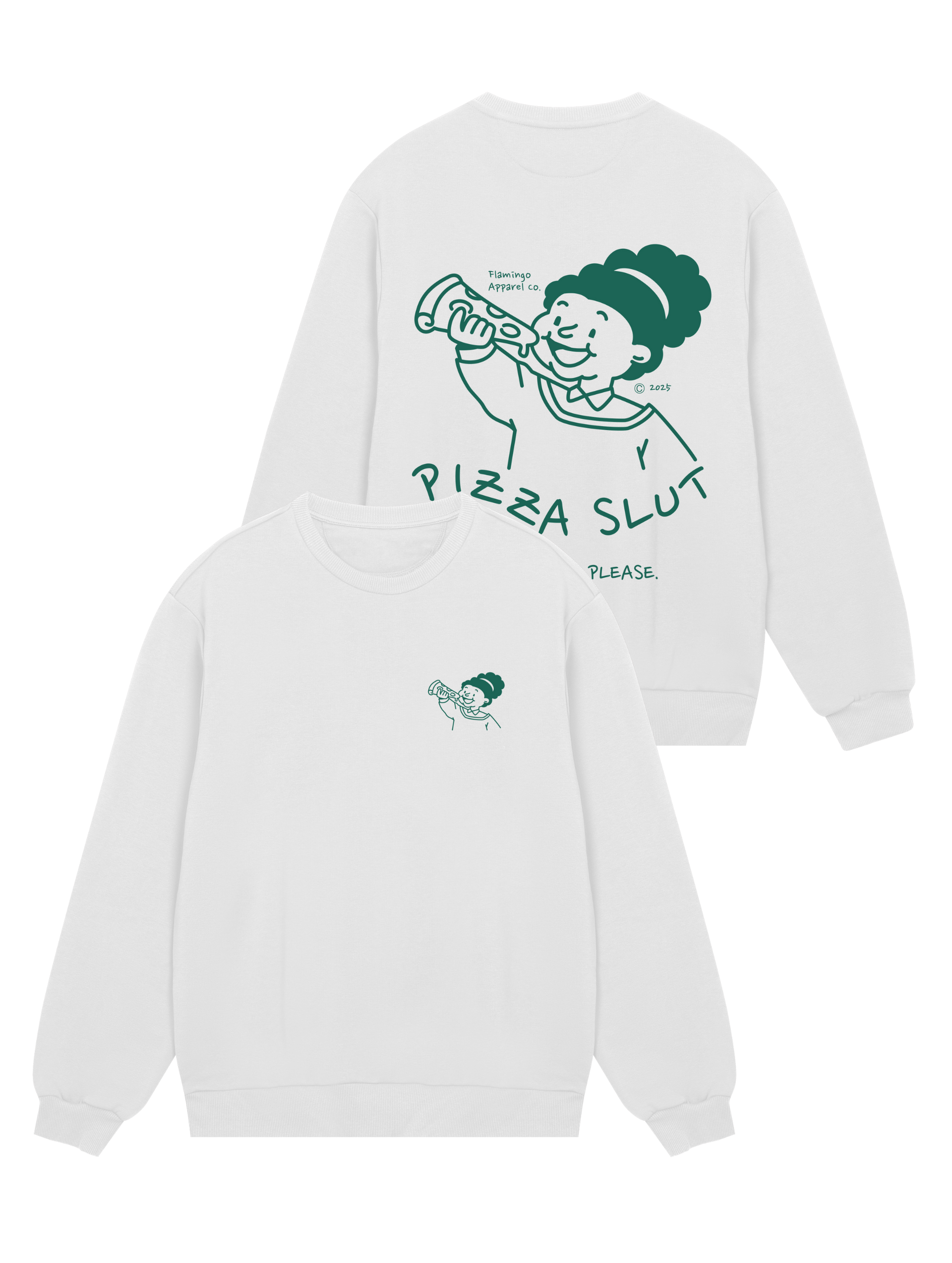 More Pizza Please - Herren Regular Sweatshirt - Flamingo Apparel