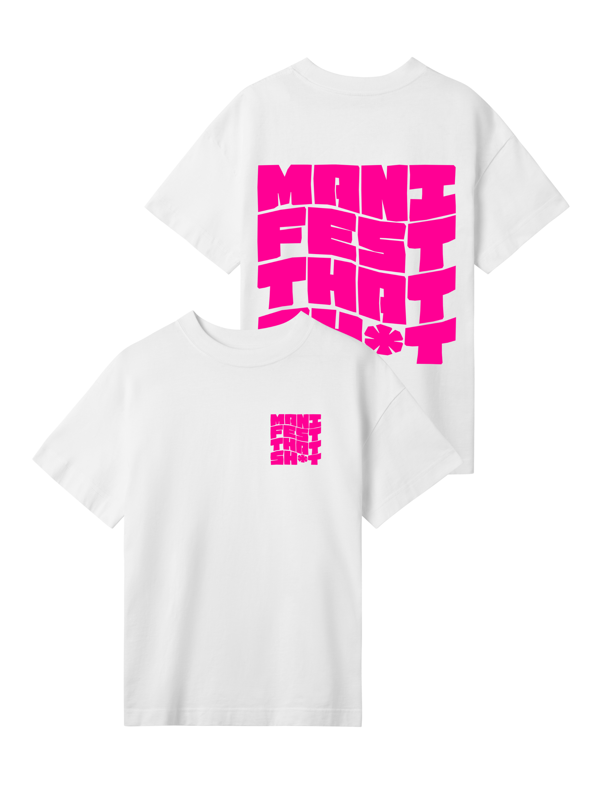 Manifest That Sh*t - Damen Oversized T-Shirt - Flamingo Apparel