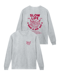 Slow Life - Herren Langarmshirt - Flamingo Apparel
