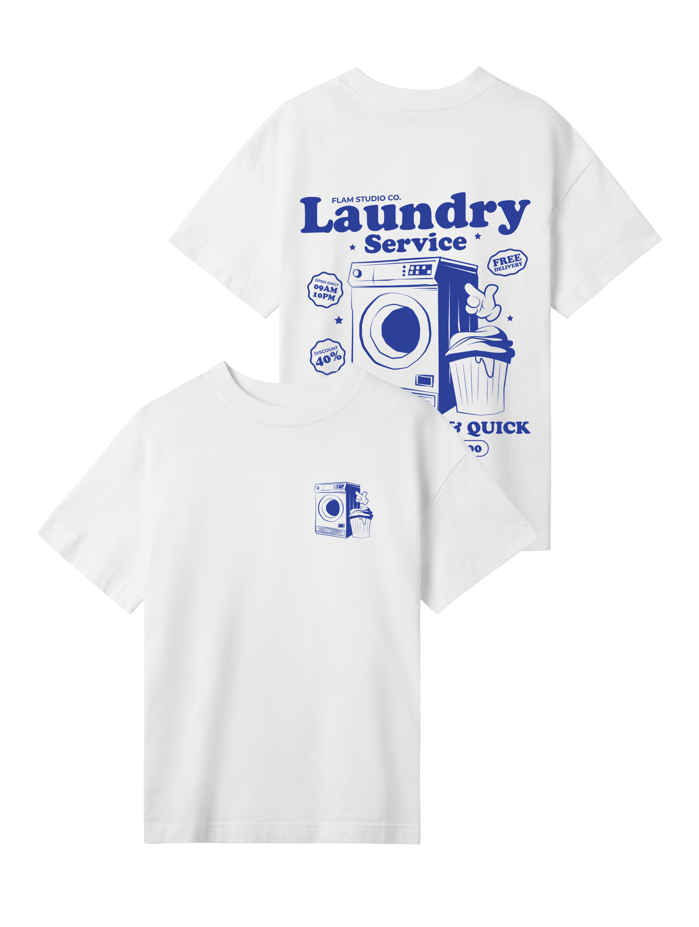 Laundry Service - Damen Oversized T-Shirt - Flamingo Apparel