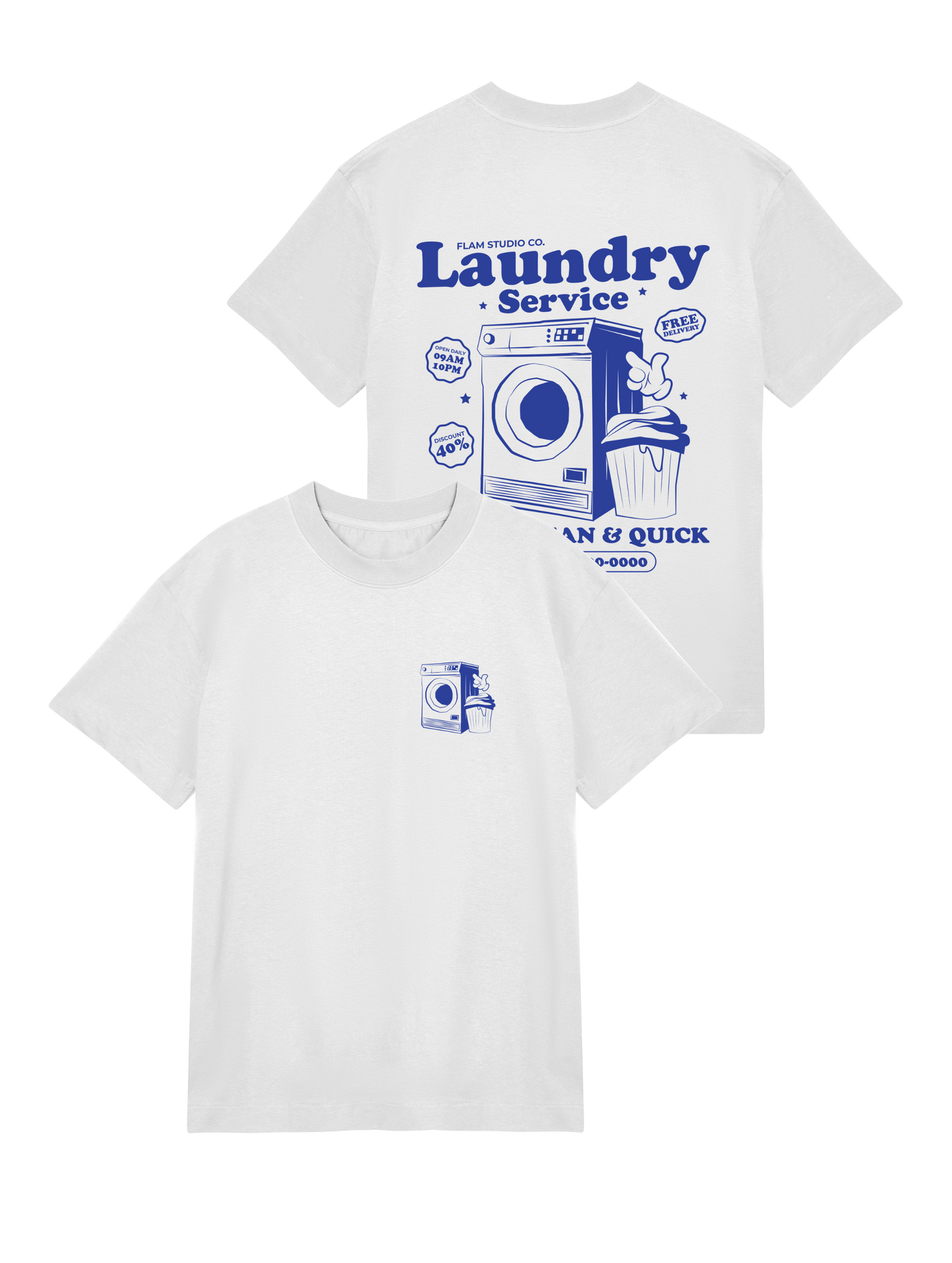 Laundry Service - Herren Boxy T-Shirt - Flamingo Apparel