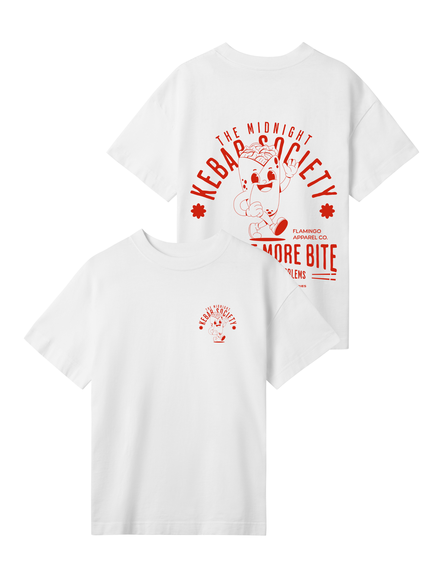 Kebab Society - Damen Oversized T-Shirt - Flamingo Apparel