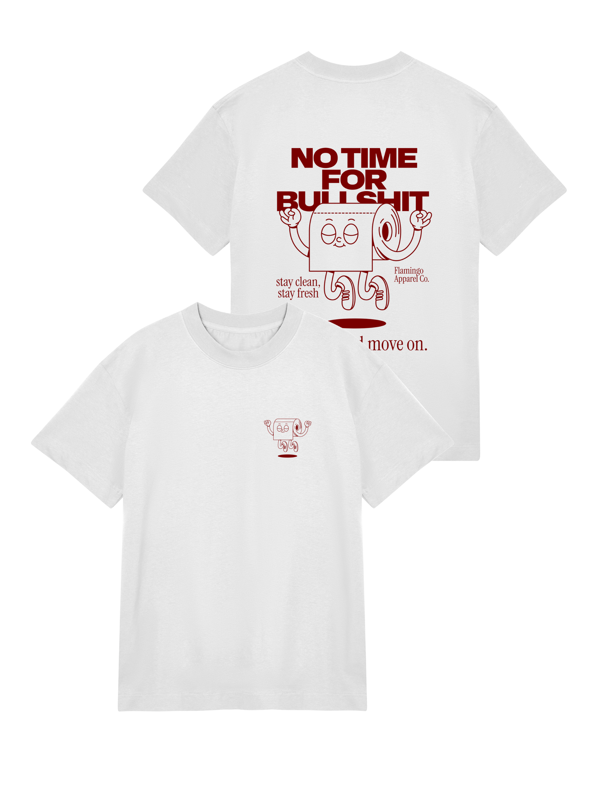 Bullshit - Herren Boxy T-Shirt - Flamingo Apparel